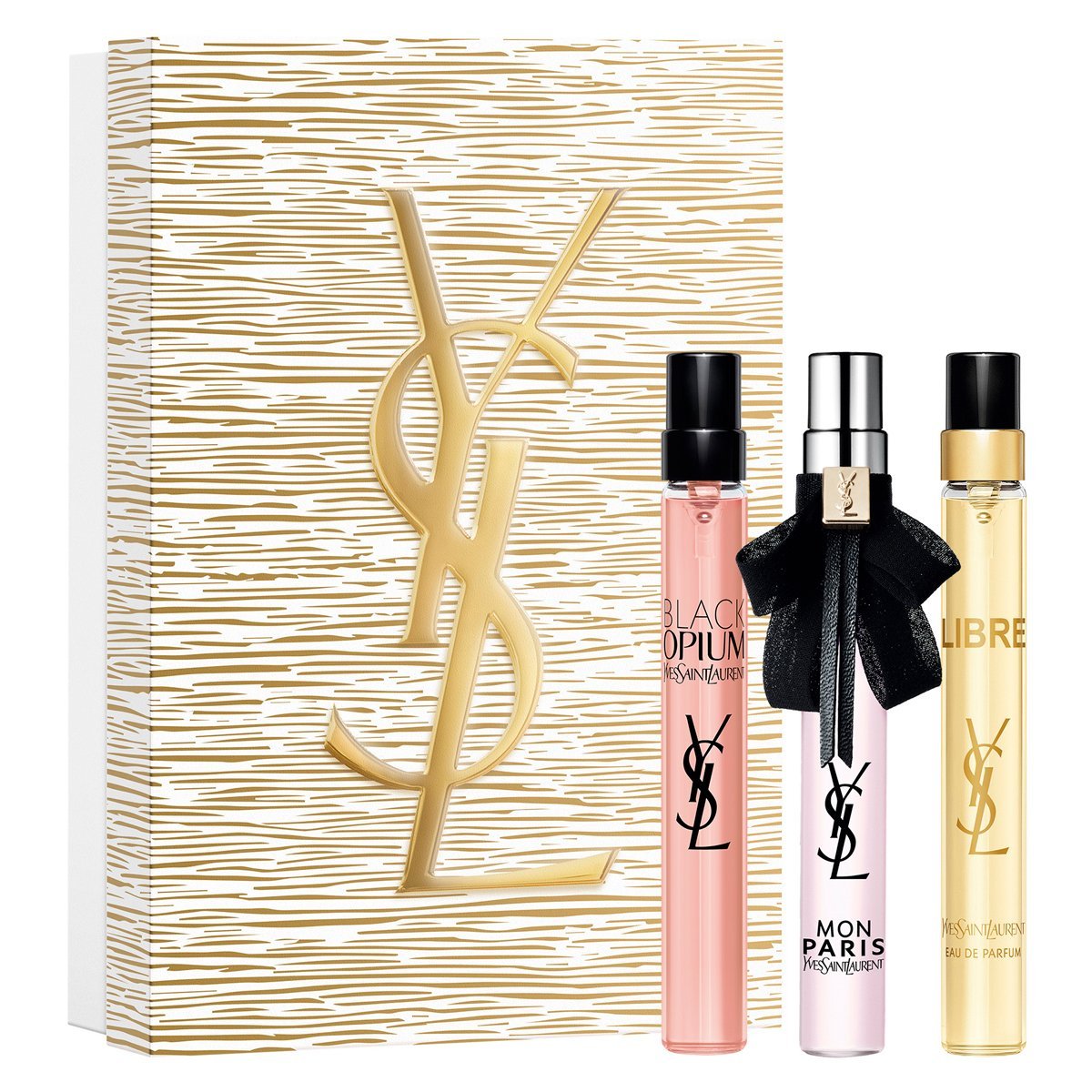 【正規品】YSL ミニ フレグランスセット (10ml×3本) イヴ・サンローラン］YSL ミニ フレグランスセット［2025年11月