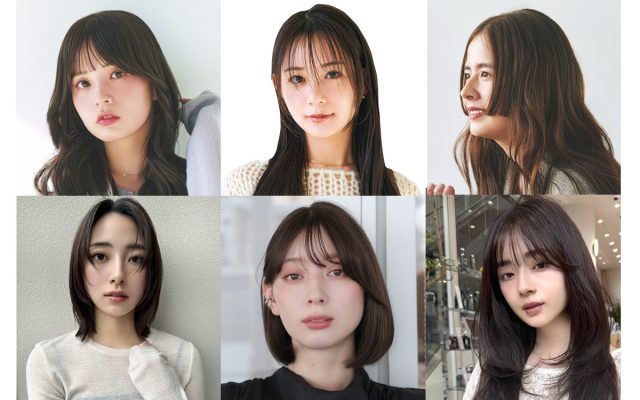 小顔見えする前髪24選！人気サロンのおすすめスタイルやテクニックを 