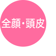 全顔・頭皮