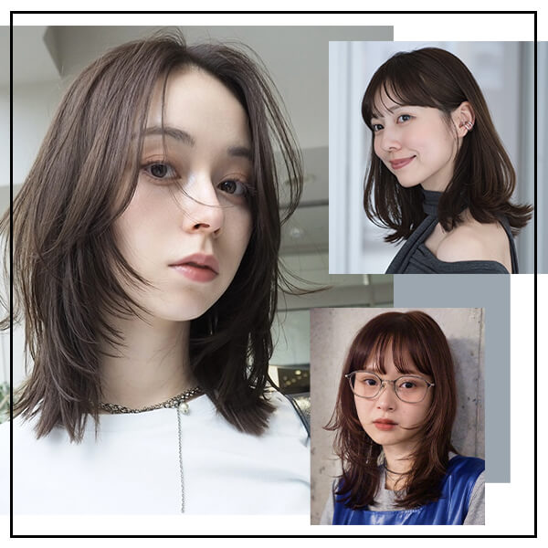 最新版！自分に似合う【ミディアムヘア診断】40の髪型見本から探索♪