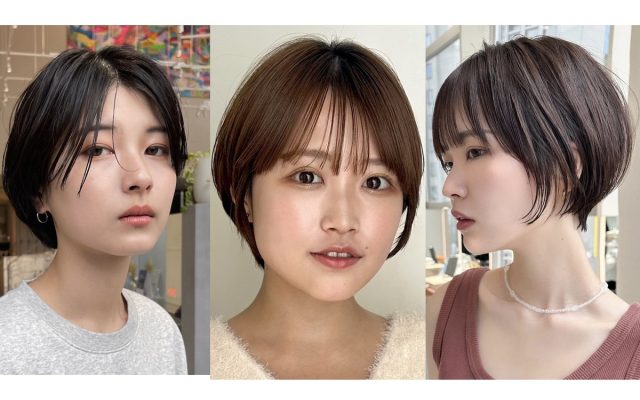 面長さんに似合うショートボブ13の実例を紹介！輪郭カバー＆小顔見え