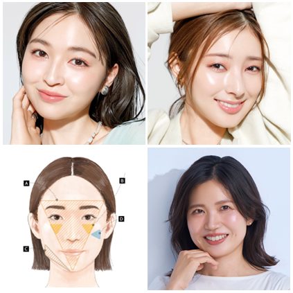 小顔ベースメイクのコツを丸顔・面長顔別に人気ヘアメイクが解説