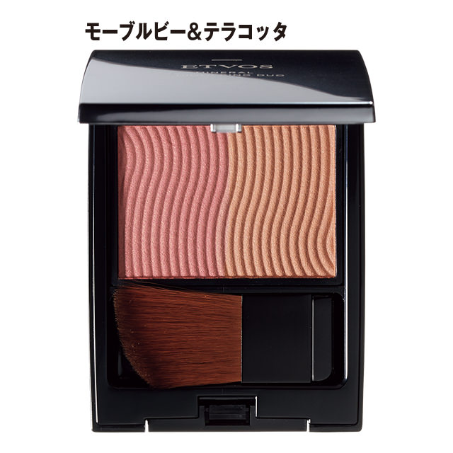 エトヴォス｜ミネラルシマリングデュオ　ハイ＆シェイド モーブルビー＆テラコッタ